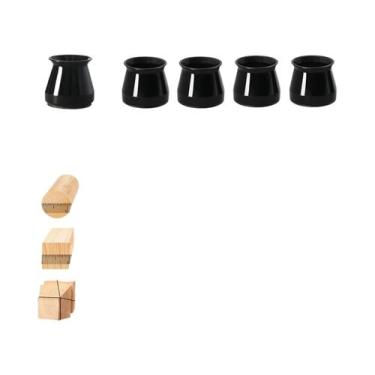 Imagem de 16 Protetores De Silicone Para Pés De Cadeira Com Base De Feltro Para 