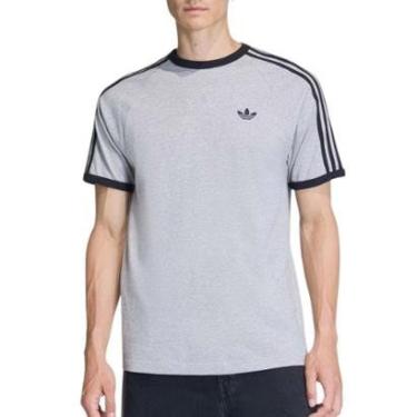 Imagem de Camiseta Adidas 3 Stripes Medium Grey-Masculino