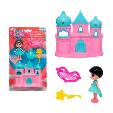 Imagem de Boneca Com Castelo Real da Princesa Etilux