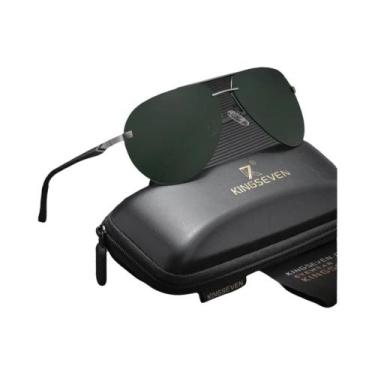 Imagem de Óculos De Sol Polarizados UV400 Para Homens KINGSEVEN, Armação Sem Aro