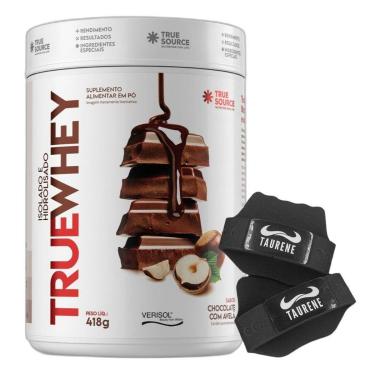 Imagem de True Whey Isolado Chocolate Avela 418g Luva - True Source-Unissex