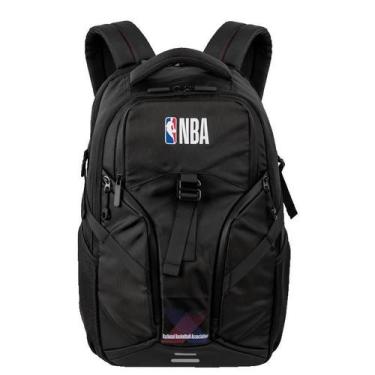 Imagem de Mochila Grande 2 Compartimentos Notebook NBA Max - Preto - Sestini, Pr