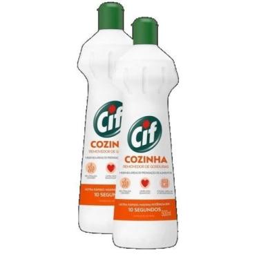 Imagem de 2 Limpador cozinha removedor de gordura Cif squeeze 500ml