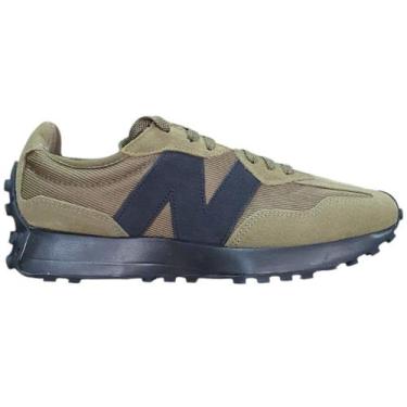 Imagem de Tênis New Balance 327 V1 Masculino, Verde, Preto, 40