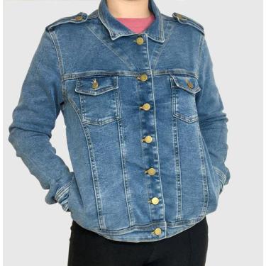 Imagem de Jaqueta Jeans Is Love Marmorizado 77% ALGODÃO, 20% POLIESTER E 1% ELAS