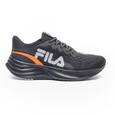 Imagem de Tênis De Corrida Fila Comet 2 Masculino, Preto laranja, 39