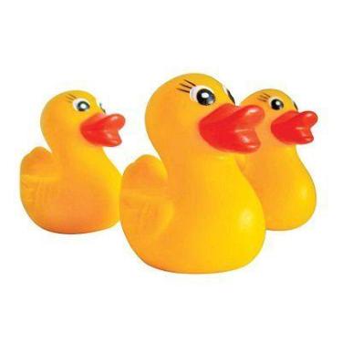 Imagem de Brinquedo de banho patinhos 3 unidades - pais e filhos