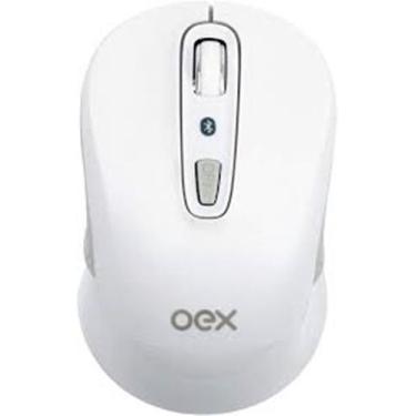 Imagem de Mouse S/Fio Oex  Bluetooth 1600 Dpi Motion Branco - MS406 