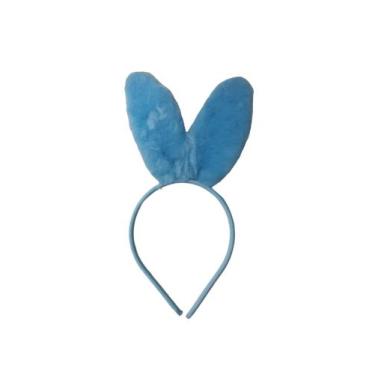 Imagem de Tiara Arquinho Infantil Orelhinhas Coelho Páscoa Acessório - Belos e B