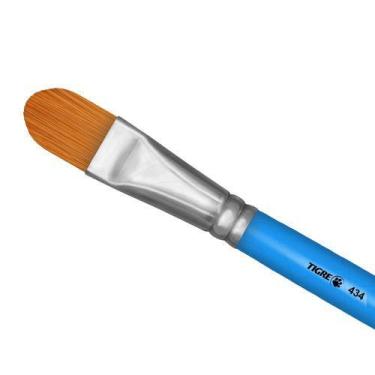 Imagem de Pincel Filbert Língua De Gato Tigre Ref 434 C/3 Nº 2, 8 e 12