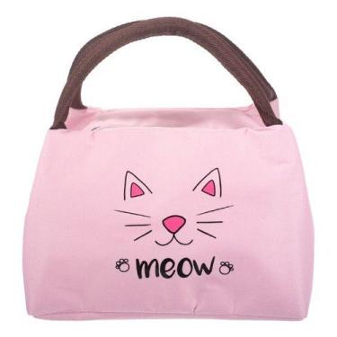 Imagem de Bolsa Térmica Infantil Lancheira Escola Menina Menino Bebê - PGB, Rosa