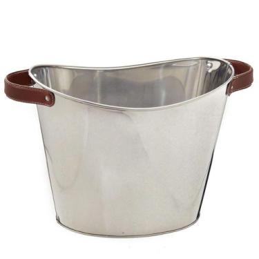 Imagem de Balde para Bebidas ou Gelo 9 litros  Aço Inox 40x26cm Espressione