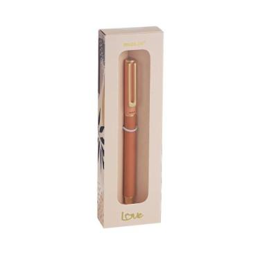 Imagem de Caneta Gel 0.7mm Metálica Roller Love MOLIN Laranja, Laranja