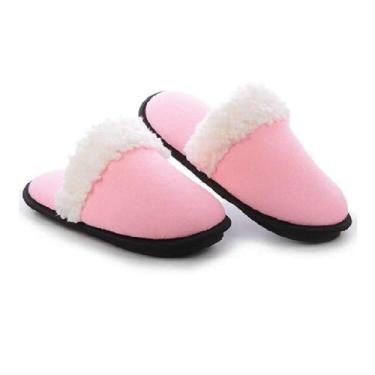 Imagem de Pantufa Textil Mafeçilli Feminino, Rosa, 39/40