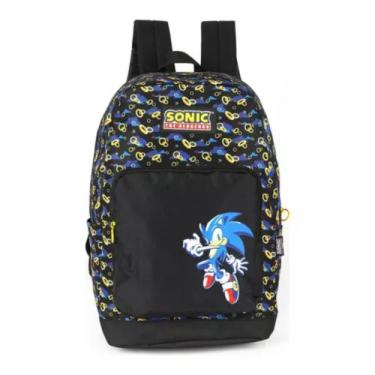 Imagem de Mochila Costas Escolar Juvenil Sonic Luxcel -6931759266529