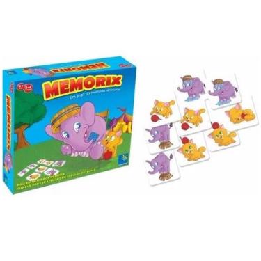 Imagem de Jogo Memorix Brinquedo Educativo - Abc Brinquedos