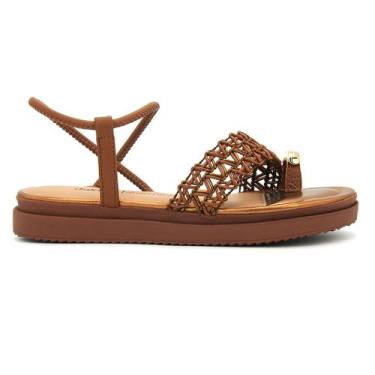 Imagem de Sandalia Dakota Original Salto Flatform Dedo Feminino 261, 36, Camel