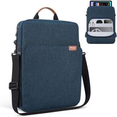 Imagem de Bolsa para Tablet e Notebook Resistente à Água com Compartimentos Organizados e Alça Ajustável 13-14 Polegadas