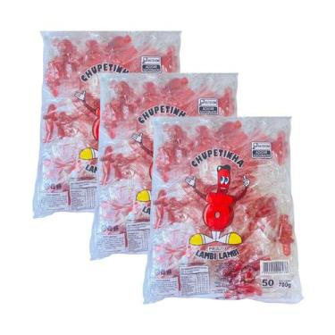 Imagem de Doce Pirulito Chupeta Chupetinha Pacote c/ 150 Unidades - Blook