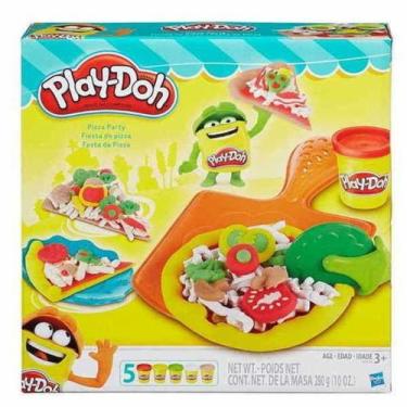 Imagem de Conjunto Play Doh - Festa da Pizza Com Acessórios e Emblagem de Pizza 
