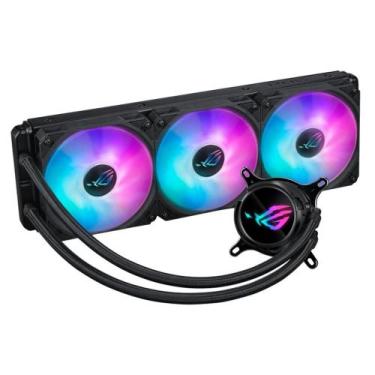 Imagem de Water Cooler Asus ROG Strix LC III 360, ARGB, 360mm, AMD/Intel, Preto 