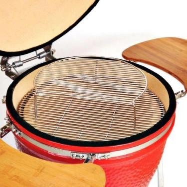 Imagem de Grelha Expansora Inox Kamado Artemano 16 Pol. Pequena