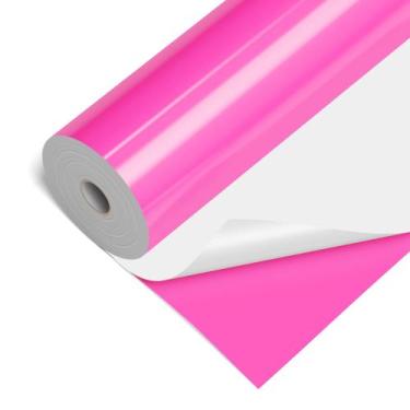 Imagem de Rolo de Vinil Permanente Glossy Rosa LIKCUT 3,66 x 15,24 m