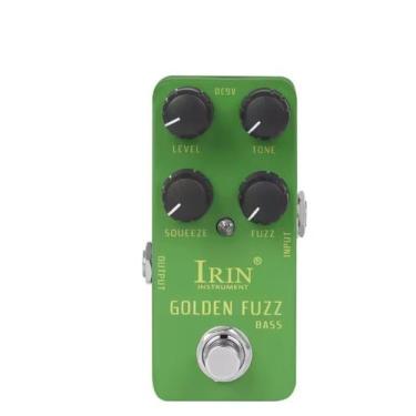 Imagem de Pedal Irin Golden Fuzz Bass Verde Para Contrabaixo