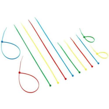 Imagem de Abraçadeira de Nylon Colormix 2,5x200mm 50 Unidades 7308 Brasfort
