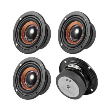 Imagem de Alto-falantes De Graves Redondos De 2 Polegadas, 4 Ohms, 5W, 63mm, Par