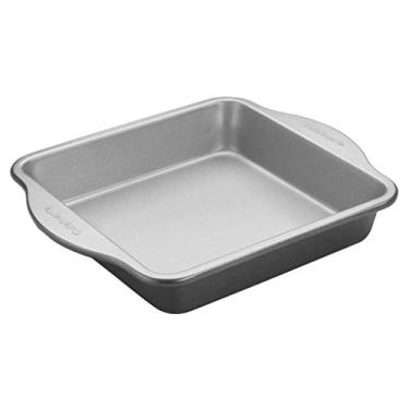 Imagem de CUISINART CMHB-9SCK Forma de bolo quadrada antiaderente de fácil aderência, 22 cm, preta/prata