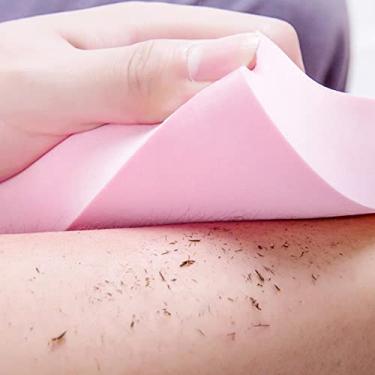 Imagem de Esponja de esfoliação corporal, esponja de banho, esponja corporal calmante Esponja de esfoliação corporal para uso doméstico para banheiro(Amarelo grande)