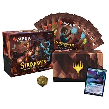 Imagem de Magic: The Gathering | Pacote Strixhaven: Escola de Magos | 10 boosters de draft (150 cards) + Acessórios | Inglês