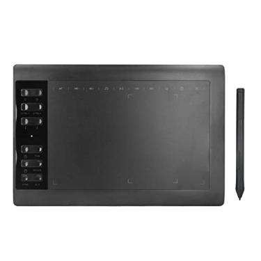 Imagem de Tablet de desenho gráfico, caneta digital tablet 233PPS 5080LPI, tablet gráfico de sensibilidade à pressão de nível 8192 com teclas de atalho Stylus 12 para para Android