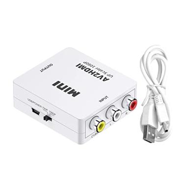 Imagem de Mini conversor composto RCA CVBS AV para HDMI para VCR DVD 720P 1080P
