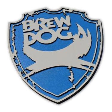 Imagem de Placa Alto Relevo Brew Dog Cervejarias Bebidas Bares 29 Cm - Talharte