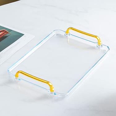 Imagem de Prato de sobremesa nórdico de frutas secas Prato de sobremesa redondo transparente, bandeja 3