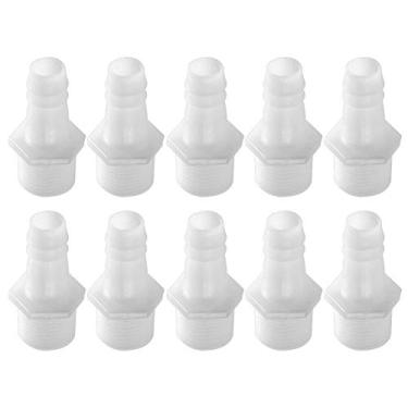 Imagem de Conector de conexão de mangueira de junção de aquário 10 peças adaptador de tubo de rosca de 1/2 polegada bomba de ar para tanque de peixes de aquário acessórios (12 mm)
