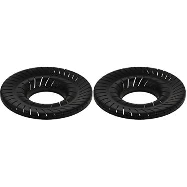 Imagem de Anel de suporte Wok de ferro fundido 2 peças antiderrapante rack Wok de ferro fundido adequado para cozinha Ge etc acessórios de rack de fogão a gás