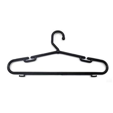 Imagem de Cabide Fixo Cavado Gaúcho - Caixa com 50 Unidades Preto