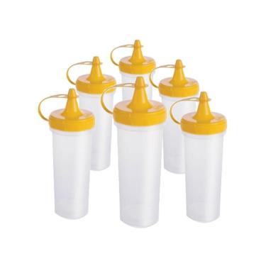 Imagem de Bisnaga de Plástico Amarela 280 ml Kit 6 pçs - Plasútil
