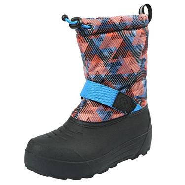 Imagem de Bota de Neve Infantil Northside Frosty, Navy/Orange, 6 Toddler
