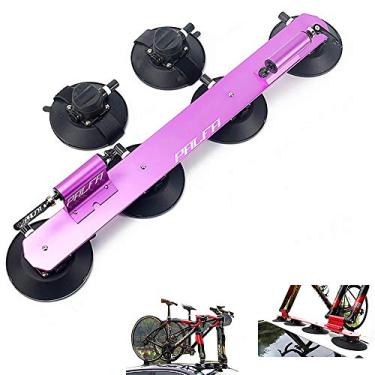 Imagem de Yajun Acessórios de bicicleta de sucção superior no teto Suporte de suspensão de bicicleta Suporte de teto Suporte de teto Suporte de bicicleta Peças de bicicleta, Roxo-2