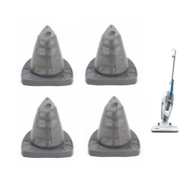 Imagem de Filtro de vácuo FNOUUYN compatível com aspirador de pó Eureka leve, compatível com o modelo NES100, substitui a peça # ST0107 (pacote com 4)