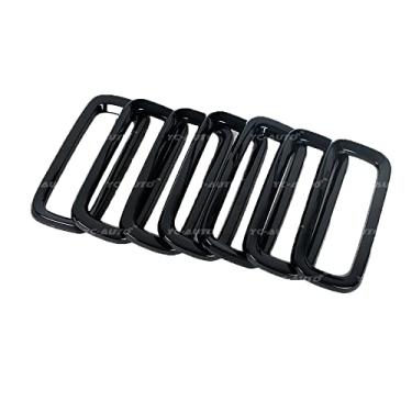 Imagem de JESYMBX Para Jeep Renegade 2015-2017 1 conjunto de acabamento de moldura de grade de corrida inserção frontal 7 peças