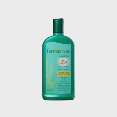 Imagem de Shampoo Farmaervas Camomila e Amêndoas 320ml