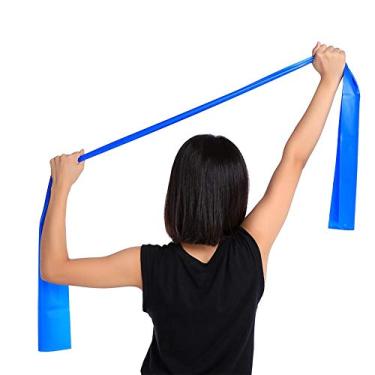 Imagem de Pulseira elástica para ioga de 1,5 m, faixa elástica para ioga, pilates, faixa de resistência elástica para exercícios físicos, acessório para treinadores esportivos, Dark Blue