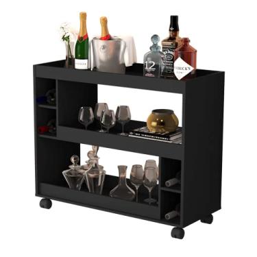 Imagem de Aparador Bar Adega 2021 TUTTICASA-Preto