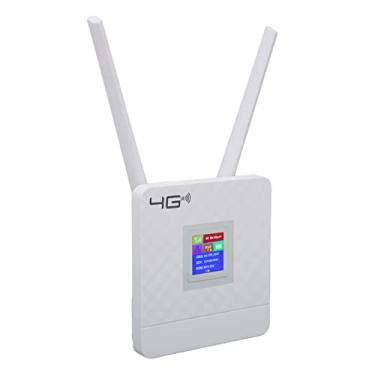 Imagem de Roteador WiFi 4G, Roteador Modem 4G LTE 300 Mbps Mobile WiFi Hotspot Device Com Slot para Cartão SIM para Viagens de Férias, FDD B2/ B4/B5/ B12/B17 e UMTS B2/B4/B5