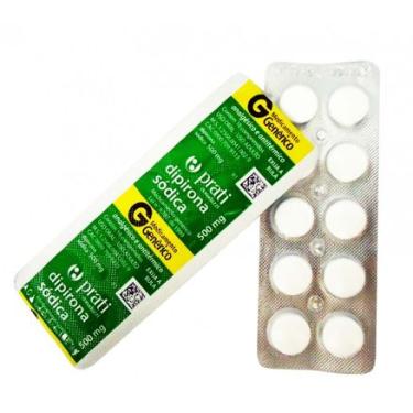 Imagem de Dipirona Sódica 500mg 10 comprimidos Genérico Prati Donaduzzi PRATI DONADUZZI